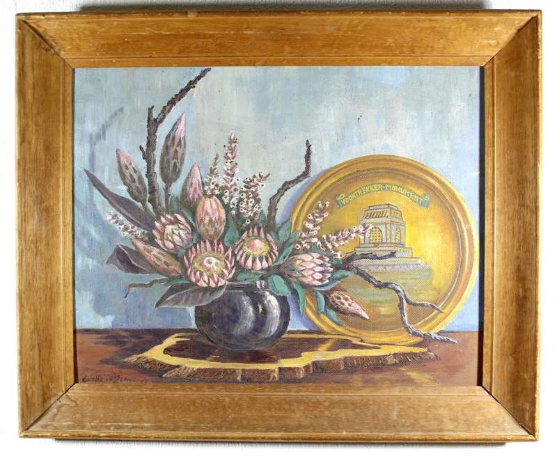 Estelle van der Merwe - Proteas with Voortrekker Monument