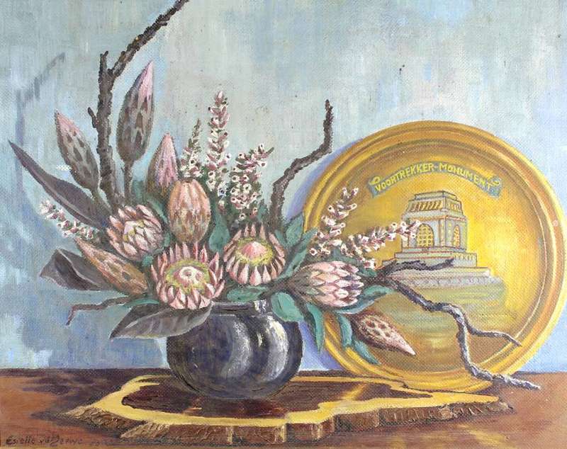 Estelle van der Merwe - Proteas with Voortrekker Monument