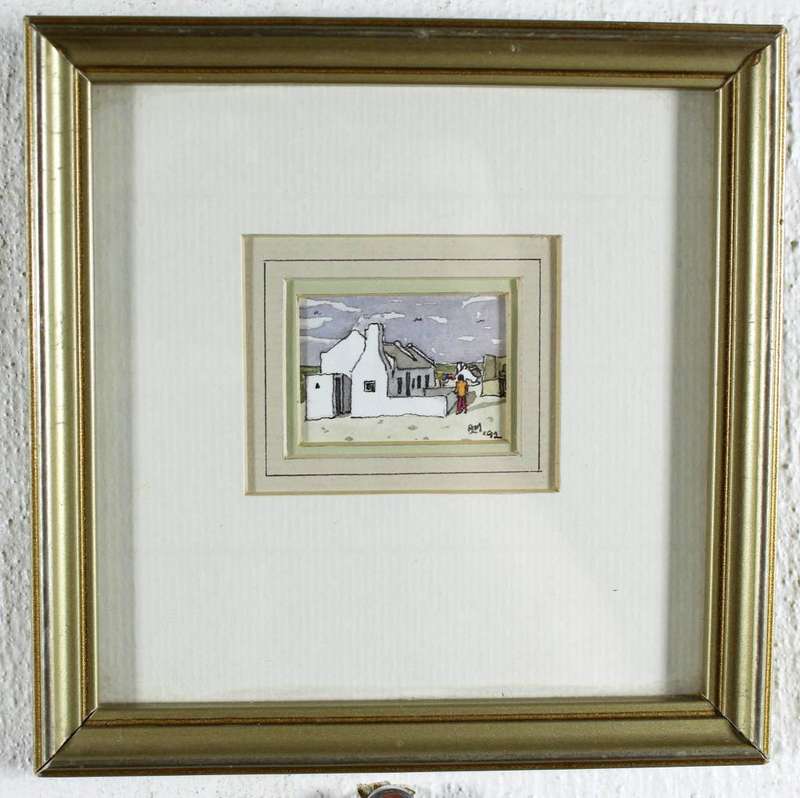 Alan Maling - Dutch house - Beautiful miniature art!
