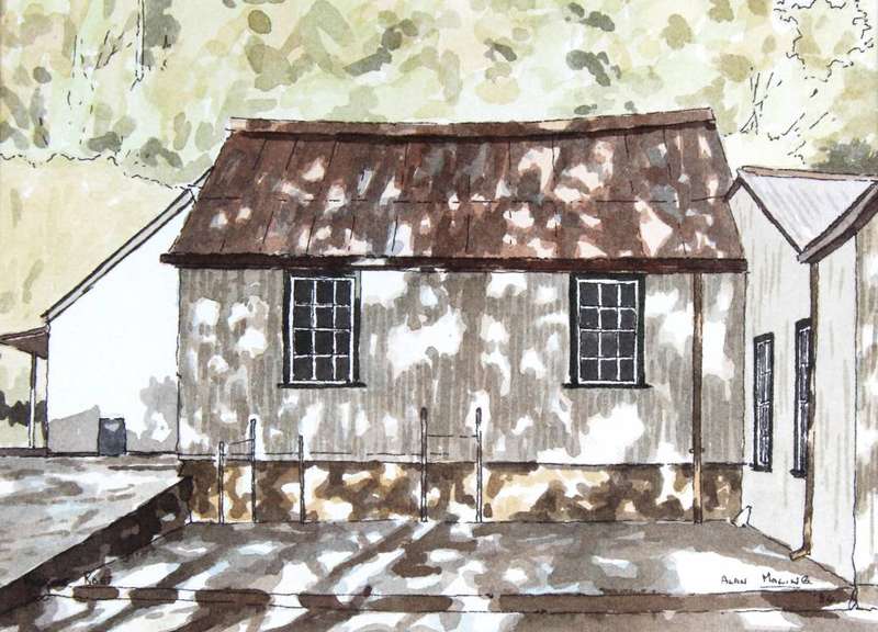 Alan Maling - Pelgrims Rest Zinc house