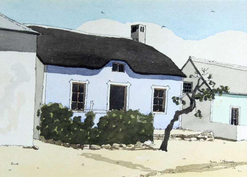 Alan Maling - Elim thatched house