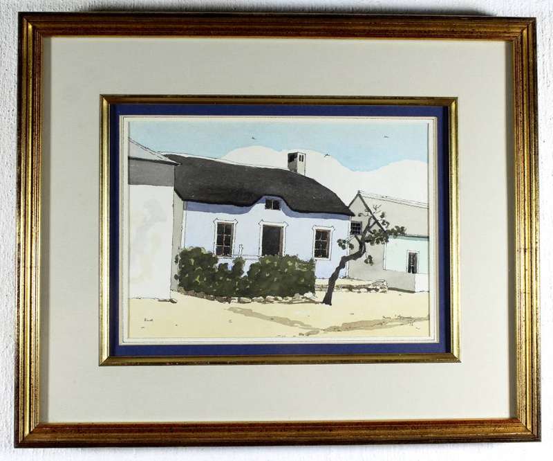 Alan Maling - Elim thatched house