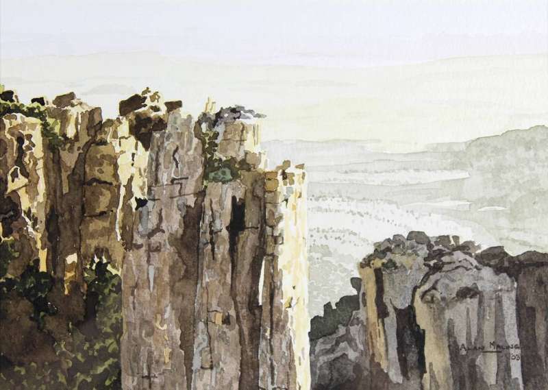 Alan Maling - Mountain scene