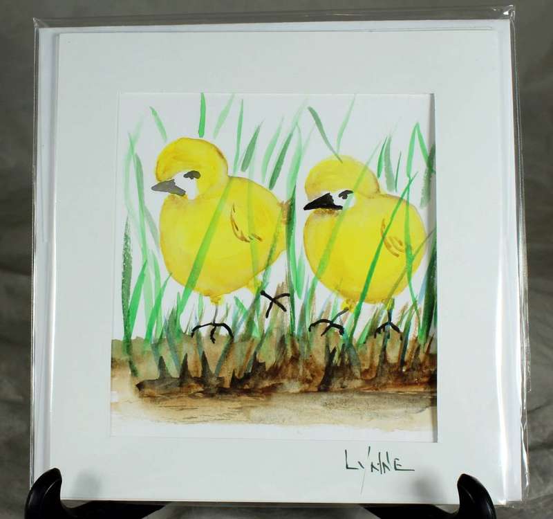 Lynne Jackson - Chicks in the grass