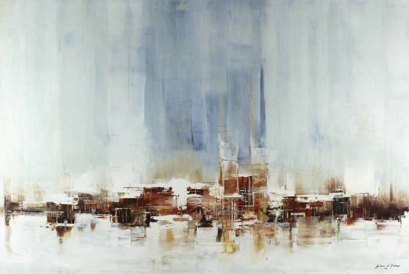 Julian D Fisher - Abstract mining scene
