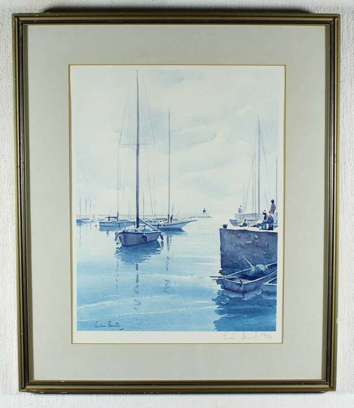 Enslin Vorster - Sailboats - Limited edition print