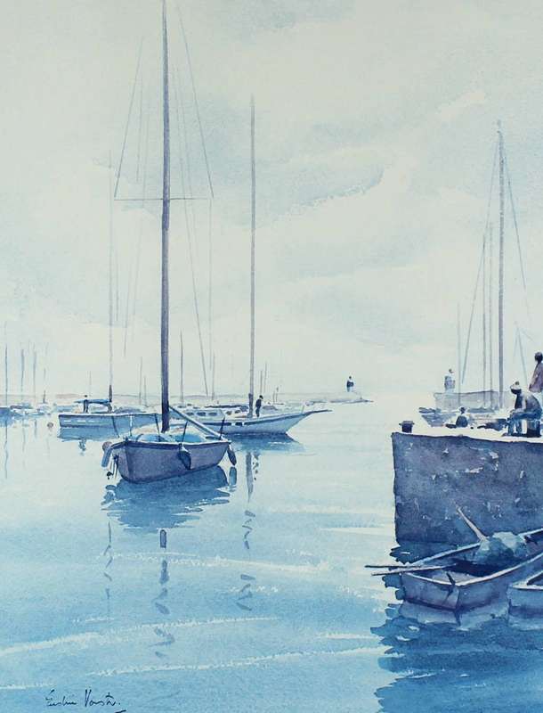 Enslin Vorster - Sailboats - Limited edition print