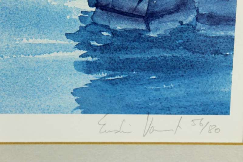 Enslin Vorster - Sailboats - Limited edition print