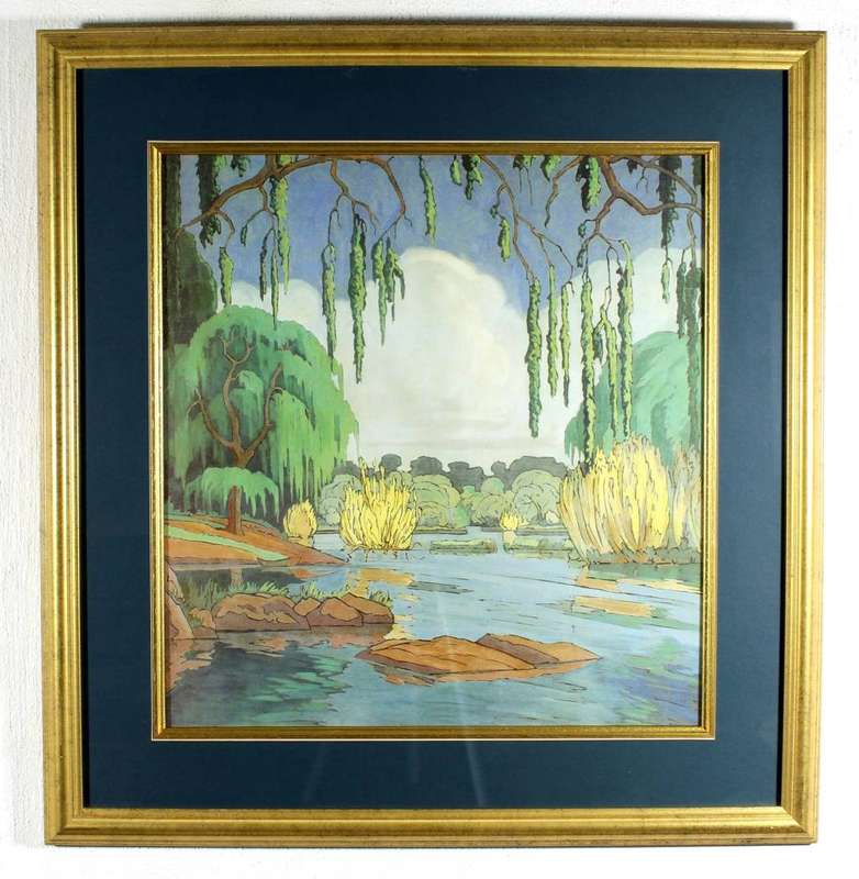 Pierneef - Station Panel - Vaal River, near Parys - Print