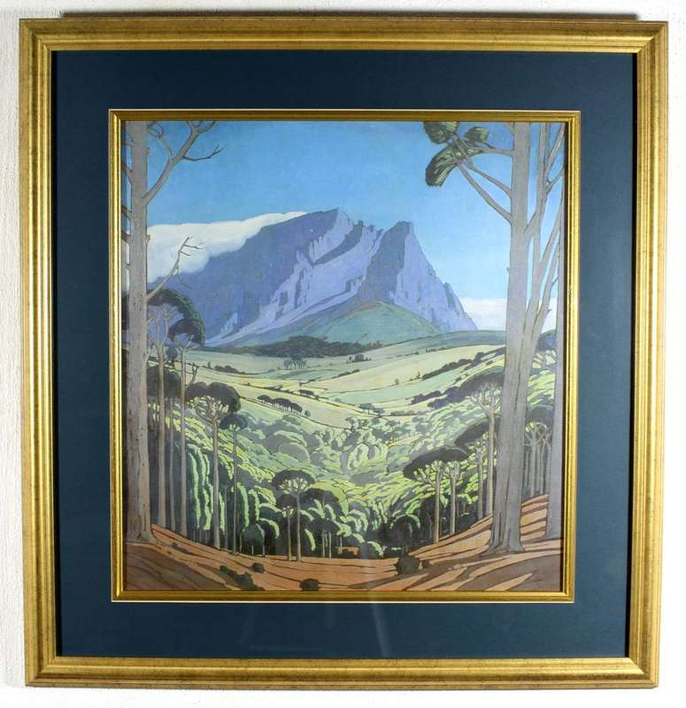 Pierneef - Station Panel - Tafelberg - Print