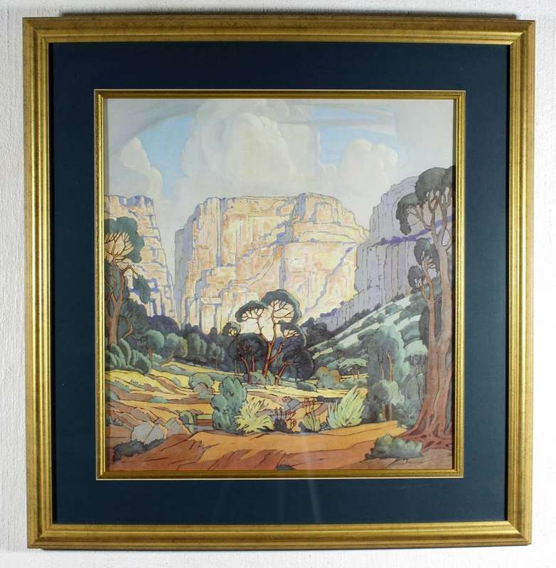 Pierneef - Station Panel - Rustenburg Kloof - Iconic scene - A beautiful print!!