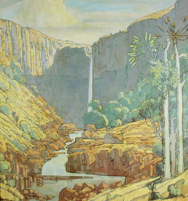 Pierneef - Station Panel - Waterval Boven - Print