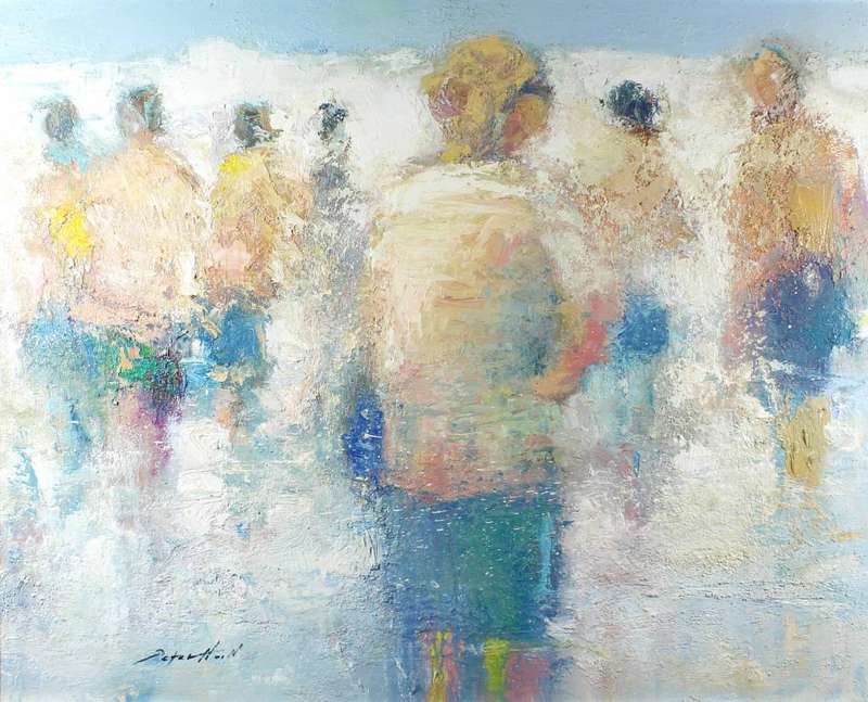 Peter Hall - Abstract figures - Investment art!!