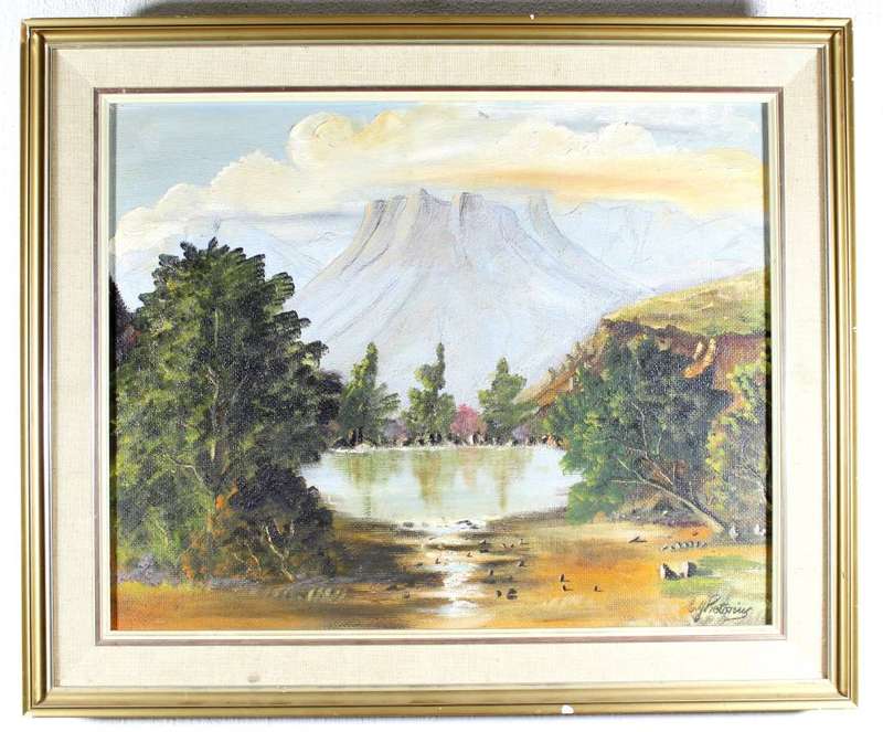CJ Pretorius - Lake and mountains