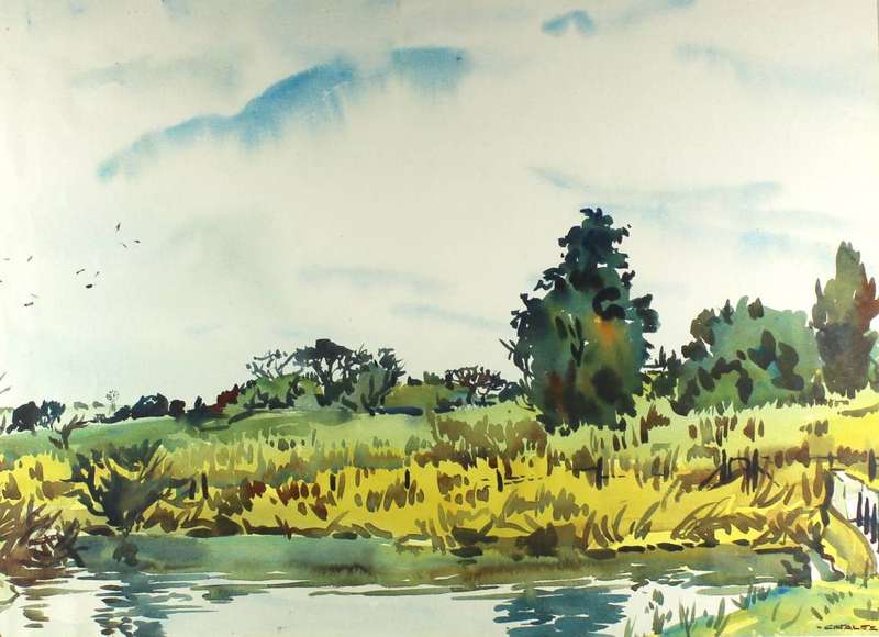 Richard Cheales - River scene
