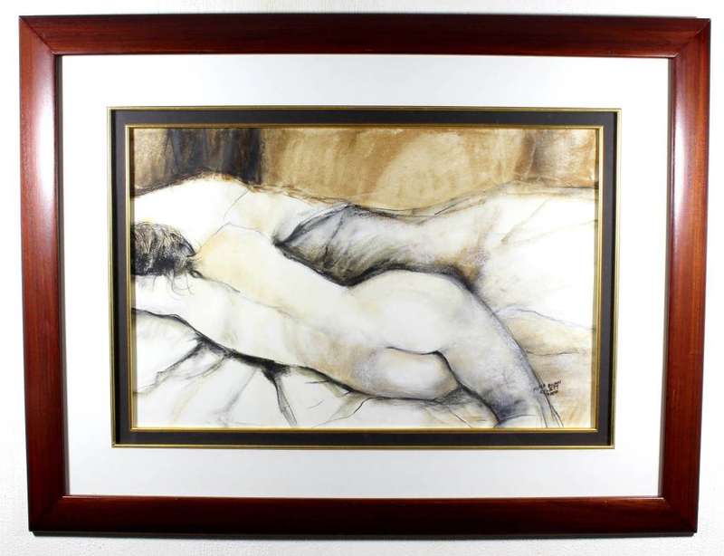 Fiona Ewan Rowett - Reclining nude