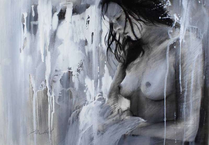 Peter Hall - Nude study