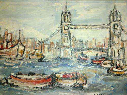 Jeff Kassman - Boats on the Thames - beautiful!