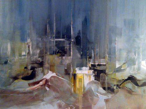 Julian D Fisher - Cityscape - Signature piece - Large and affordable!!