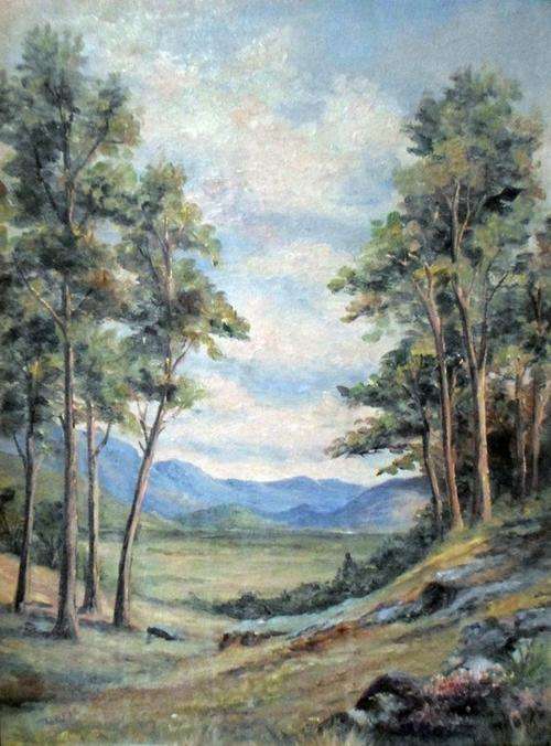 W Bell - Landscape - A beautiful oil painting - Low price, bid now!!