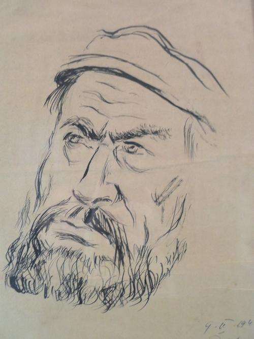 After Victor Ivanoff - Russian Coachman - Stunning drawing!! -  Bid now!!