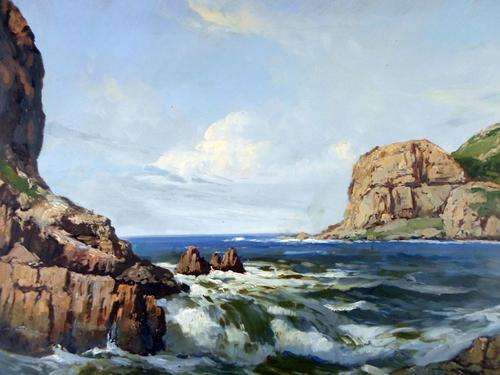 Titta Fasciotti - Signed Scotty - Knysna Heads - Investment art at its finest!! Bid now!!