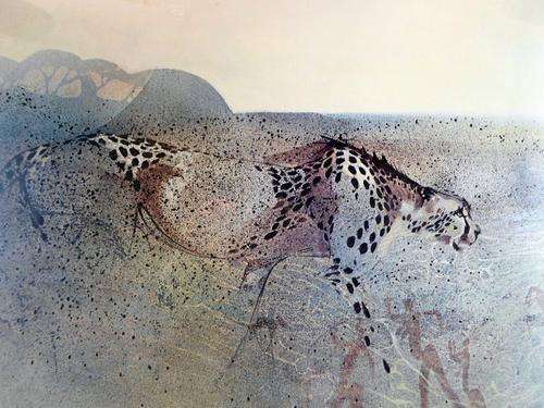 Keith Joubert - Limited edition Lithoprint - Leopard - Its beautiful! Offered at a low price!!