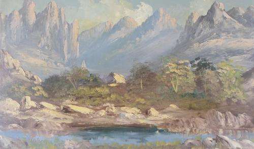 Hendrik Coetzee - Stunning landscape art - Giveaway price!!