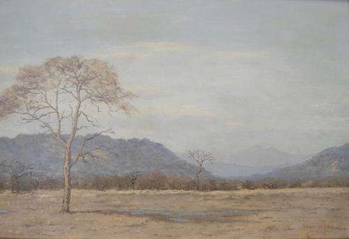 Adriaan van der Linde - Landscape - Magnificent!! Beautiful painting at a giveaway price, bid now!!