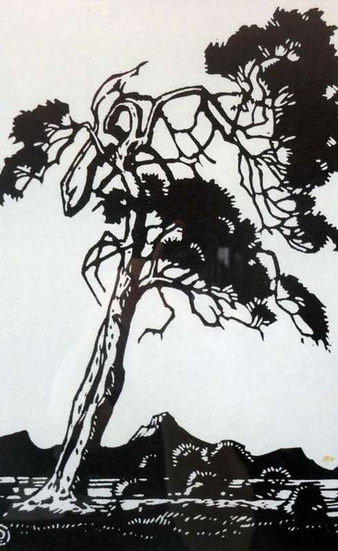 Pierneef - Entitled "Tree" - A beautiful photo lithograph!! Bid now!