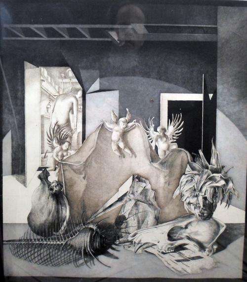 Christop Henl - 1975 Etching - Limited edition - An abstract beauty! Have a look, bid now!