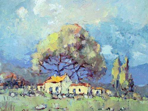 Jan Deetlefs - Landscape - A beautiful painting! Bid now!