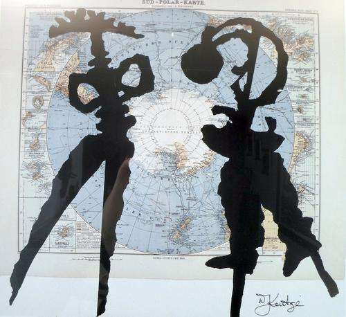 William Kentridge - Sud Polar Karte - A magnificent signed print! Investment art at its very best!!