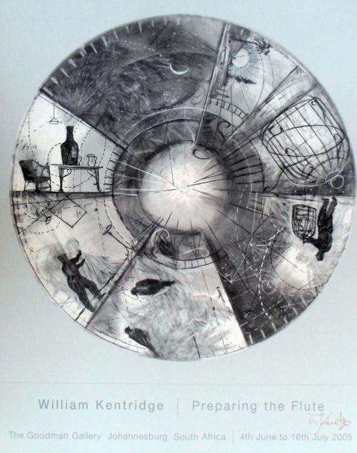 William Kentridge - Preparing the flute - A magnificent signed print! Investment art!!