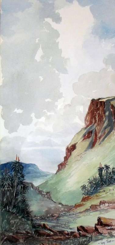 Guy Todd - Mountain scene