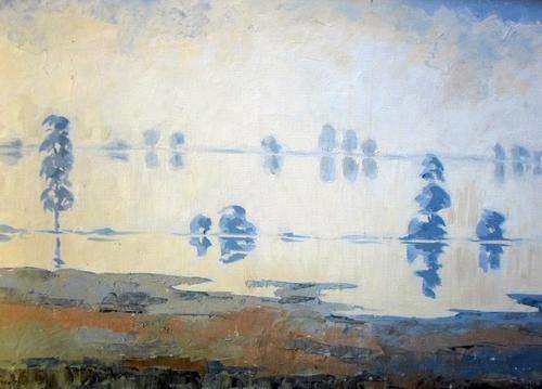Gerda von Maltitz - Large Abstract oil