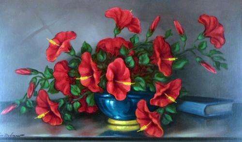 John Dykman - Still life flowers