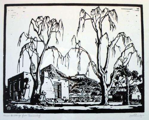 Pierneef - Union Buildings from Prinsenhof - A beautiful photo lithograph!! Bid now!