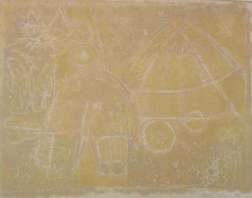 Thijs Nel - Abstract - A stunning silkscreen! Bid now!!