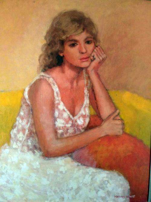 Maryna de Wit - Portrait study - A large stunner! Bid now! Giveaway price
