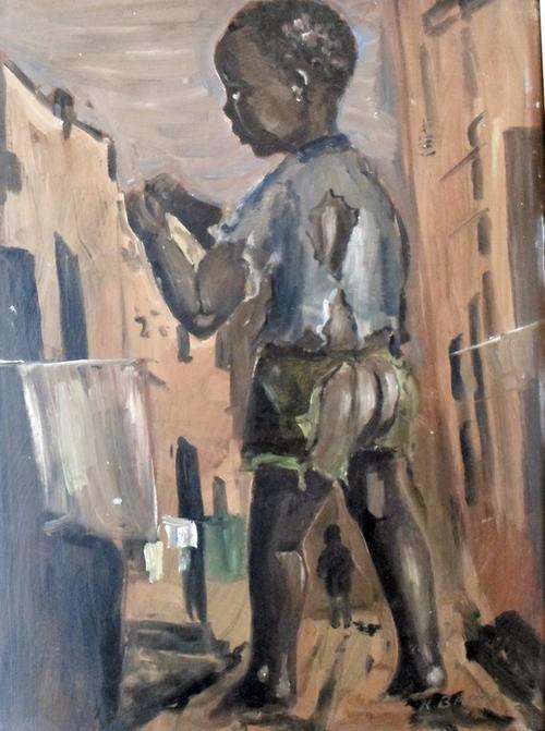 Kenneth Baker - Piccanin - Investment art at its finest!! Bid now!!