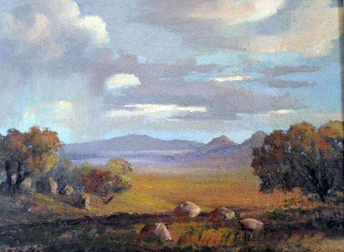 EB King - Landscape - A stunning painting!! Bid now!!