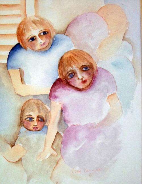 Jana Reinecke - Family - A stunning little treasure!! Low price, act fast, bid now!!