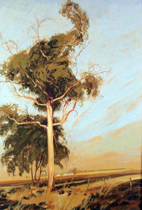 EA Gunderson - Massive Landscape with tree
