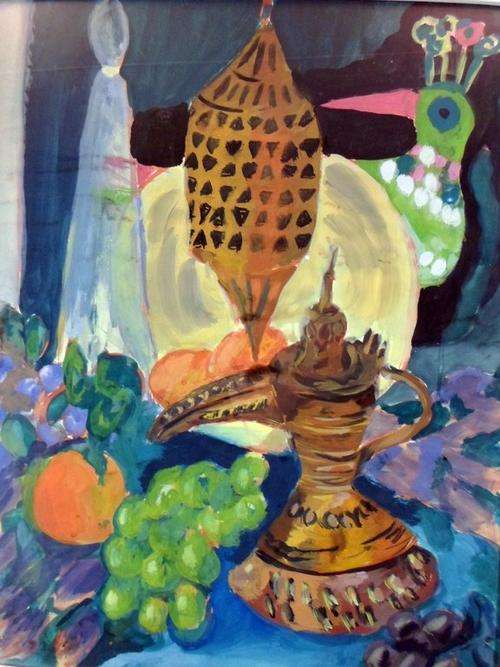Allan - A large watercolor