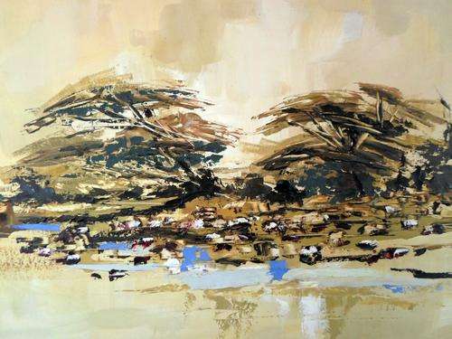 Pieter Daniel van Blommestein - Abstract landscape