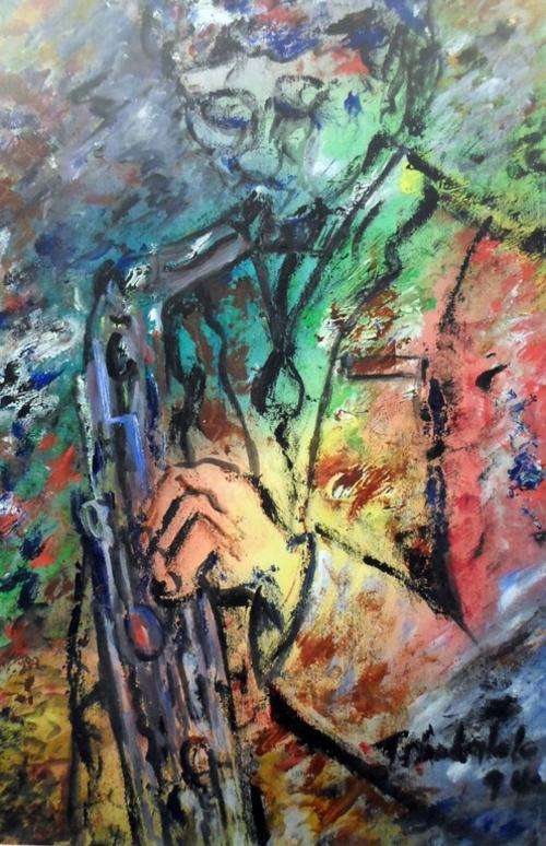 Thami Tshabalala - Saxophone player - A beautiful treasure, bid now!!