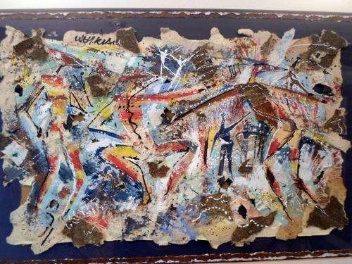 Martin Wenkidu - Abstract composition - A stunning piece of art! Low price, bid now!