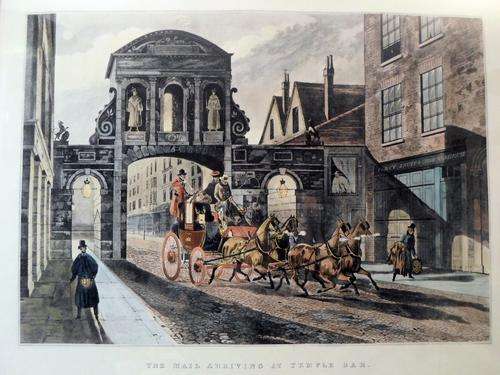 The Mail Arriving at Temple Bar