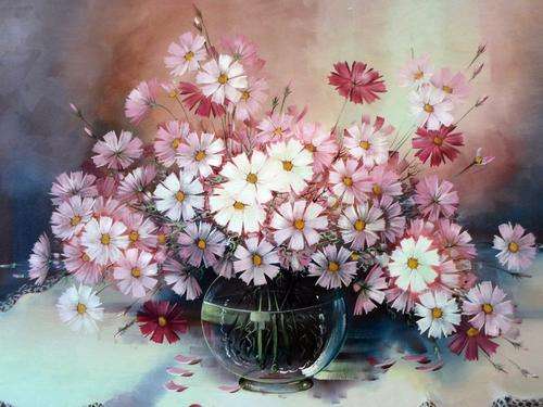 Pierre de Villiers - Still life Cosmos - Investment art! A true beauty, bid now!!